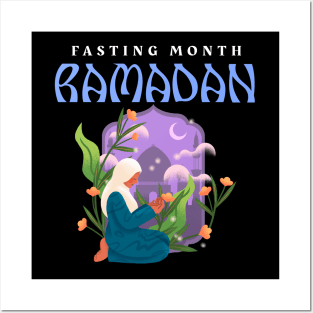 RAMADAN Fasting Month, Cute Gift For Muslim Woman Posters and Art